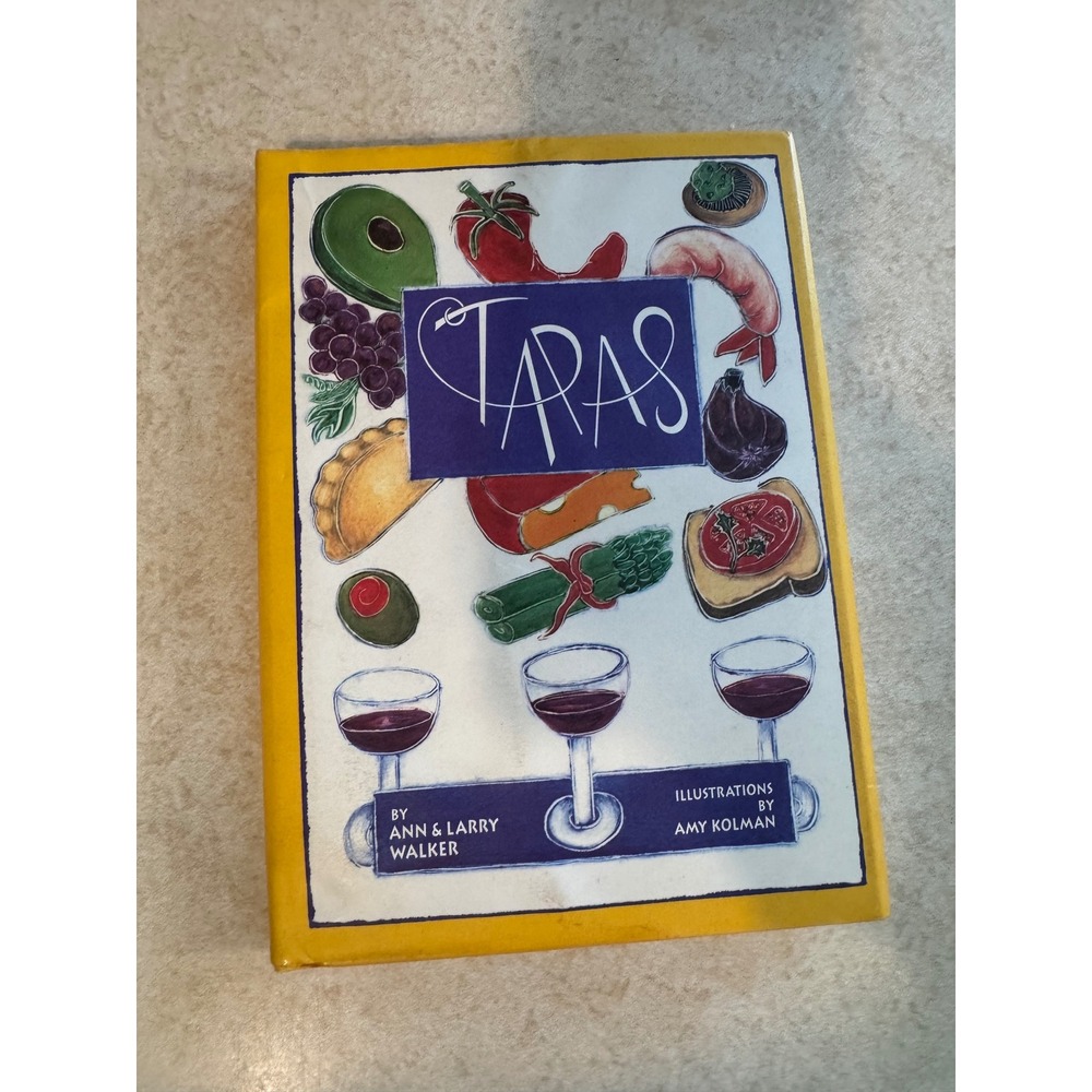Tapas Cookbook Ann Larry Walker Chronicle Books 1994 Hardcover Spanish Recipes